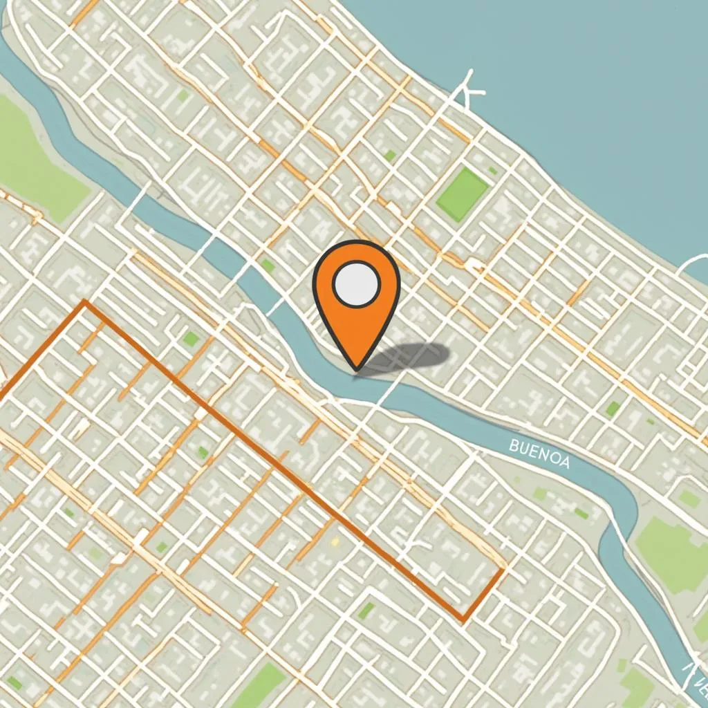 Mapa de ubicación en Buenos Aires